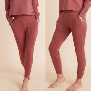 Marine Layer Sammi Red Ochre Jogger Sweatpants